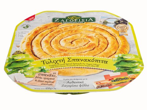 Spiral spinach pie